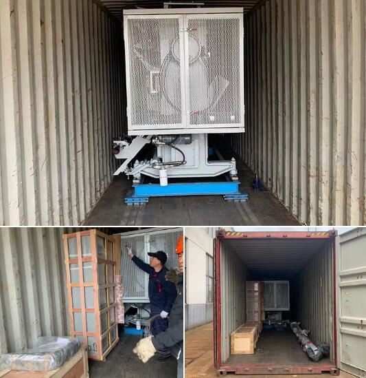 tufting machine loading photos